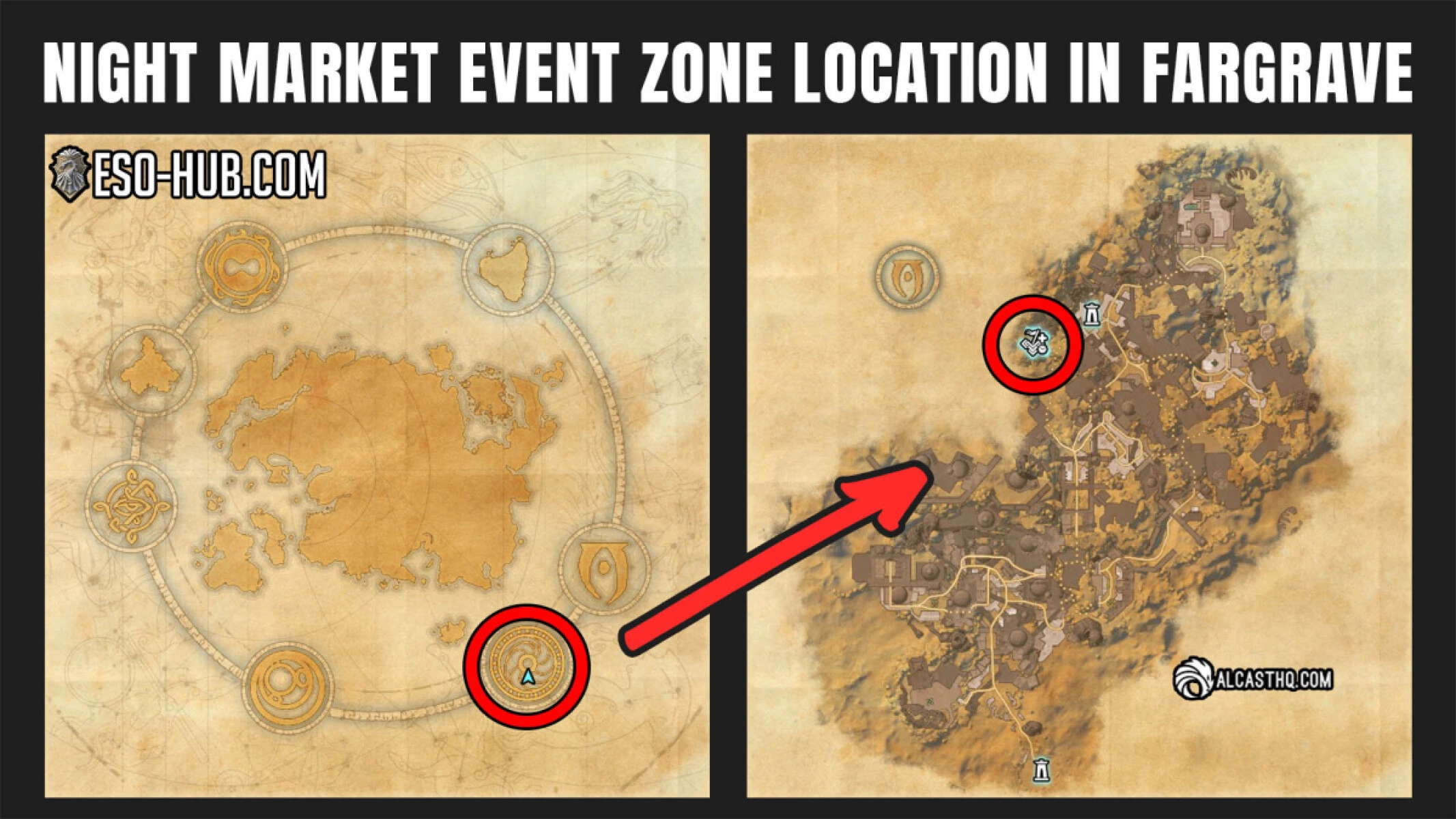Night Market Location on map