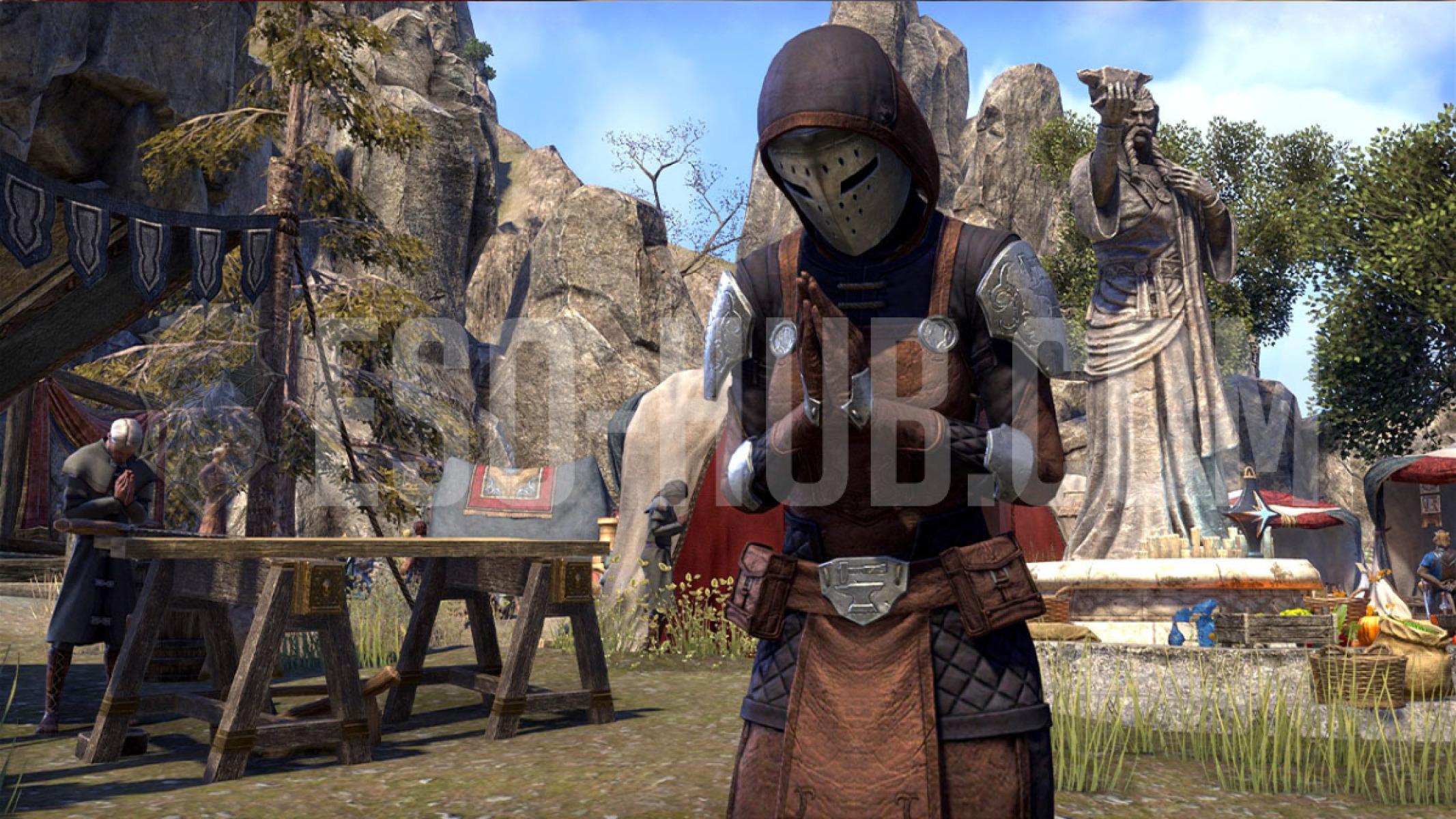 Showcasing the Zenithar Battlesmith Armor Outfit Style at the Belkarth Festival Grounds in Craglorn.