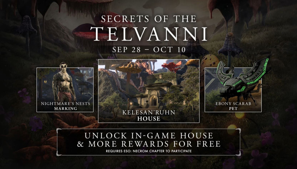 Событие Secrets of Telvanni в ESO