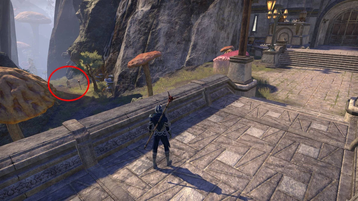 Sharp-As-Night companion on the left side of the bridge
