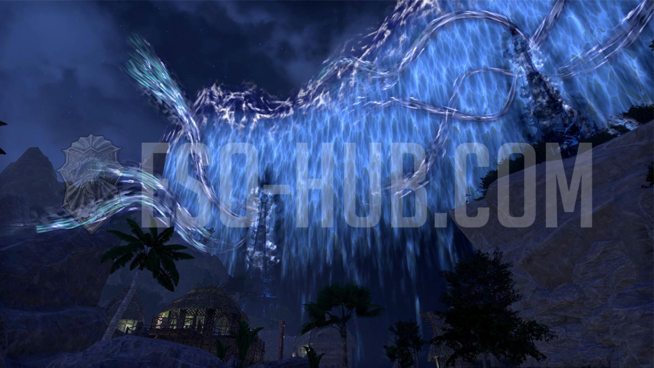 ESO Writhing Wall as seen in game at night