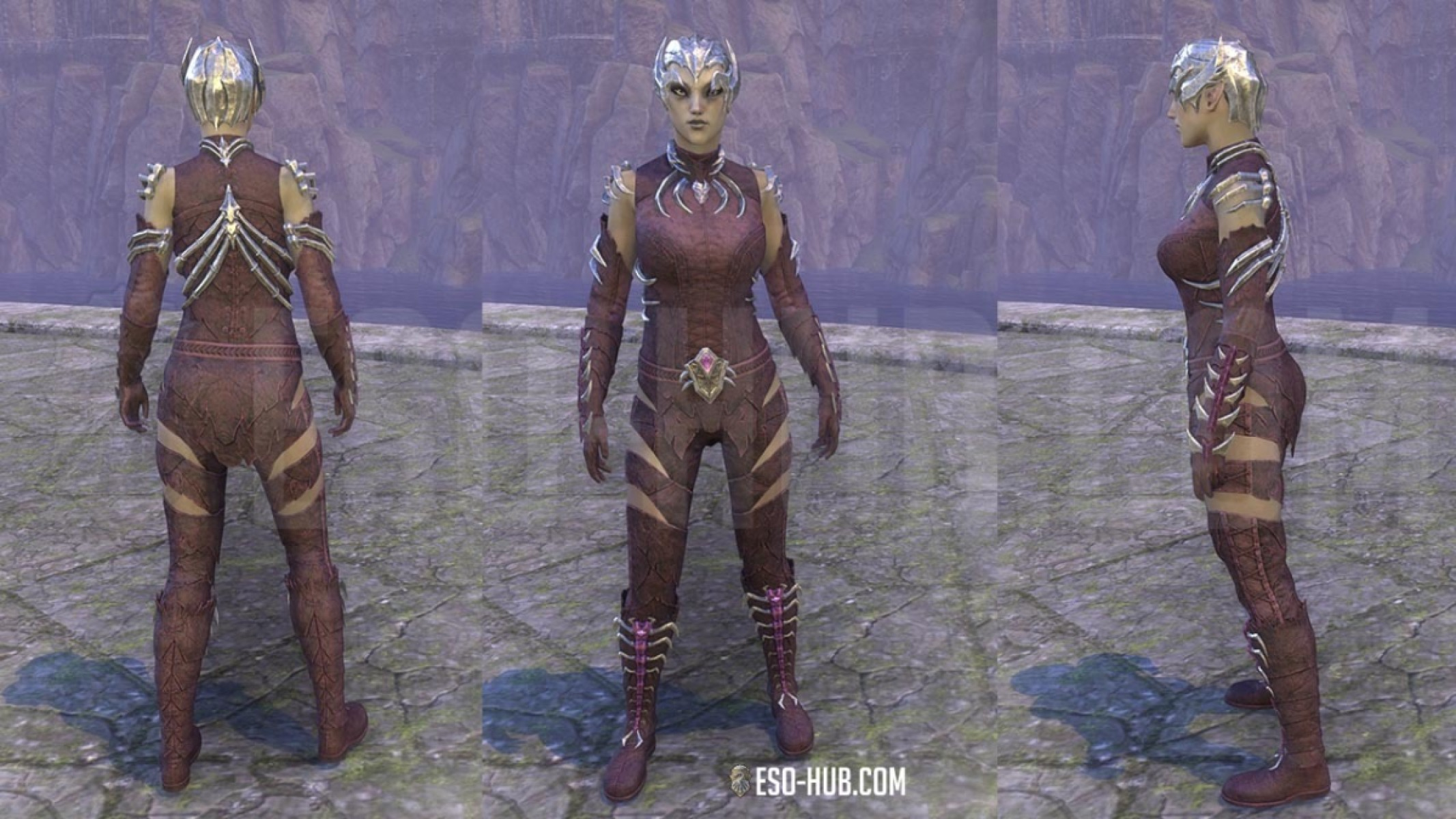 Zhekleg outfit style on a female dunmer