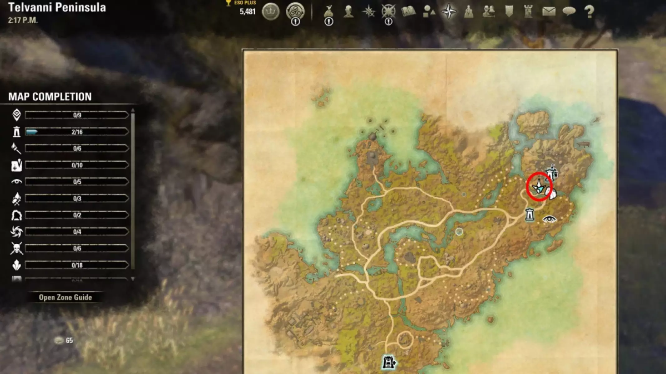 Sharp-As-Night Unlock Location in Telvanni Peninsula ESO