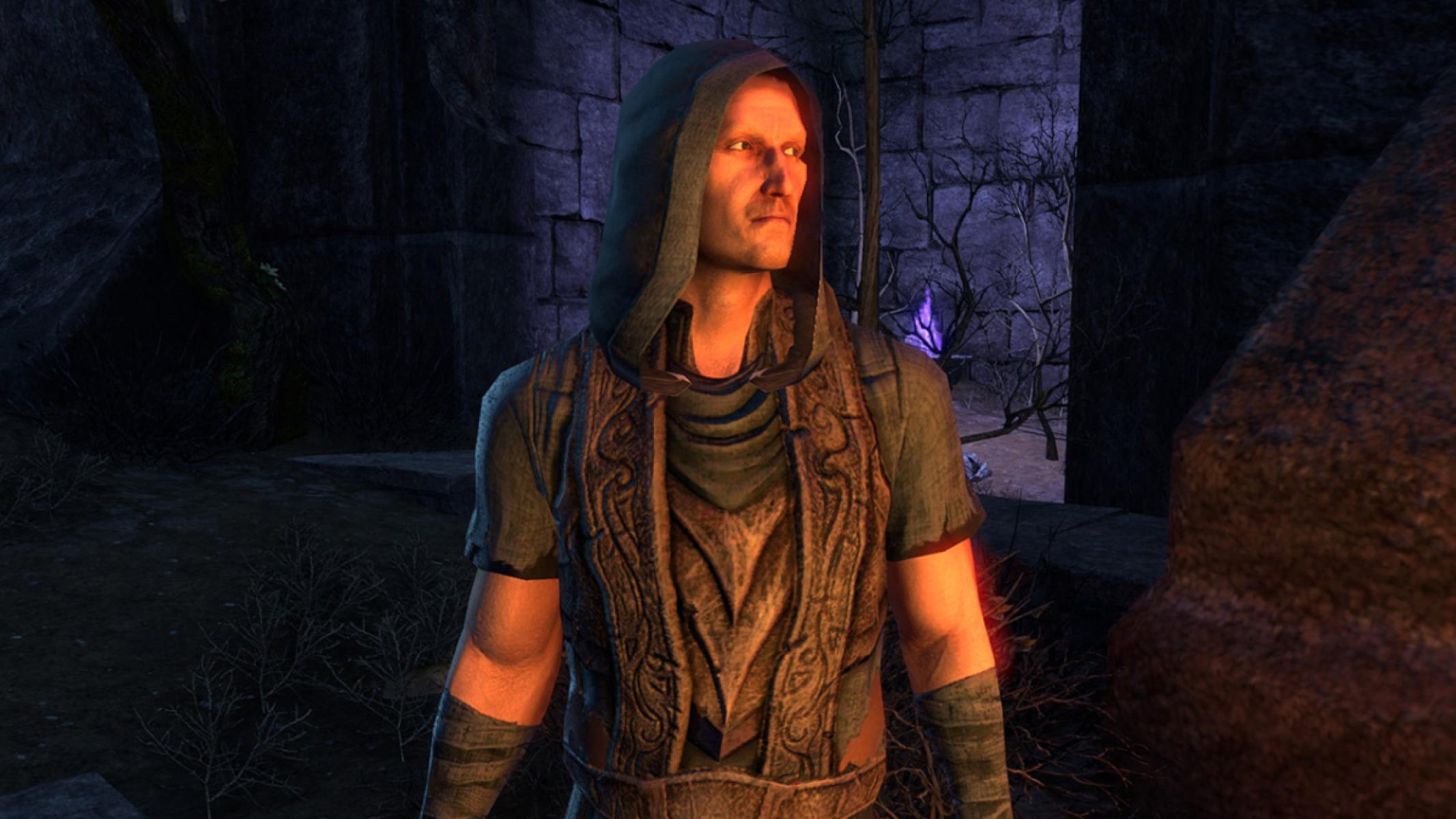 Priest Maxien Roudille in the Witches Cove in ESO