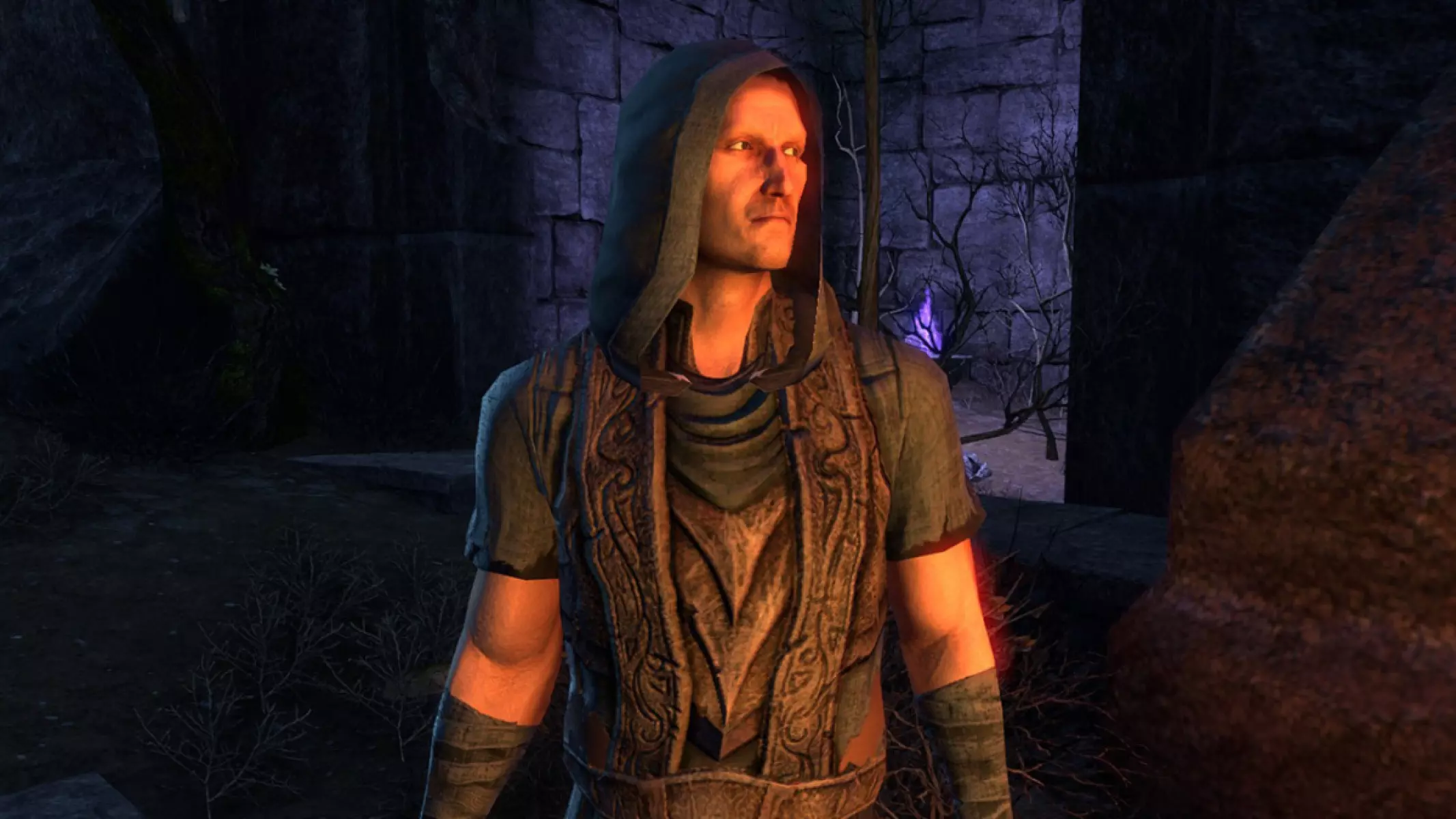 Priest Maxien Roudille in the Witches Cove in ESO