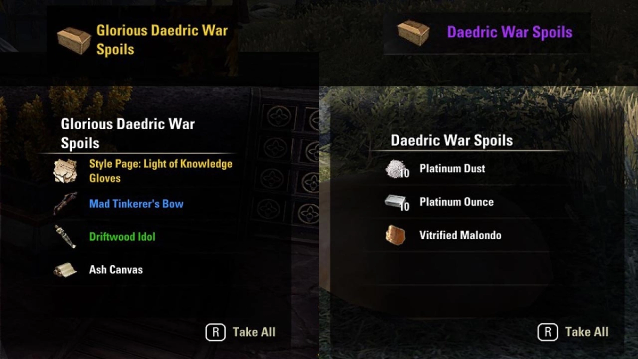 Daedric War Spoils Box in ESO