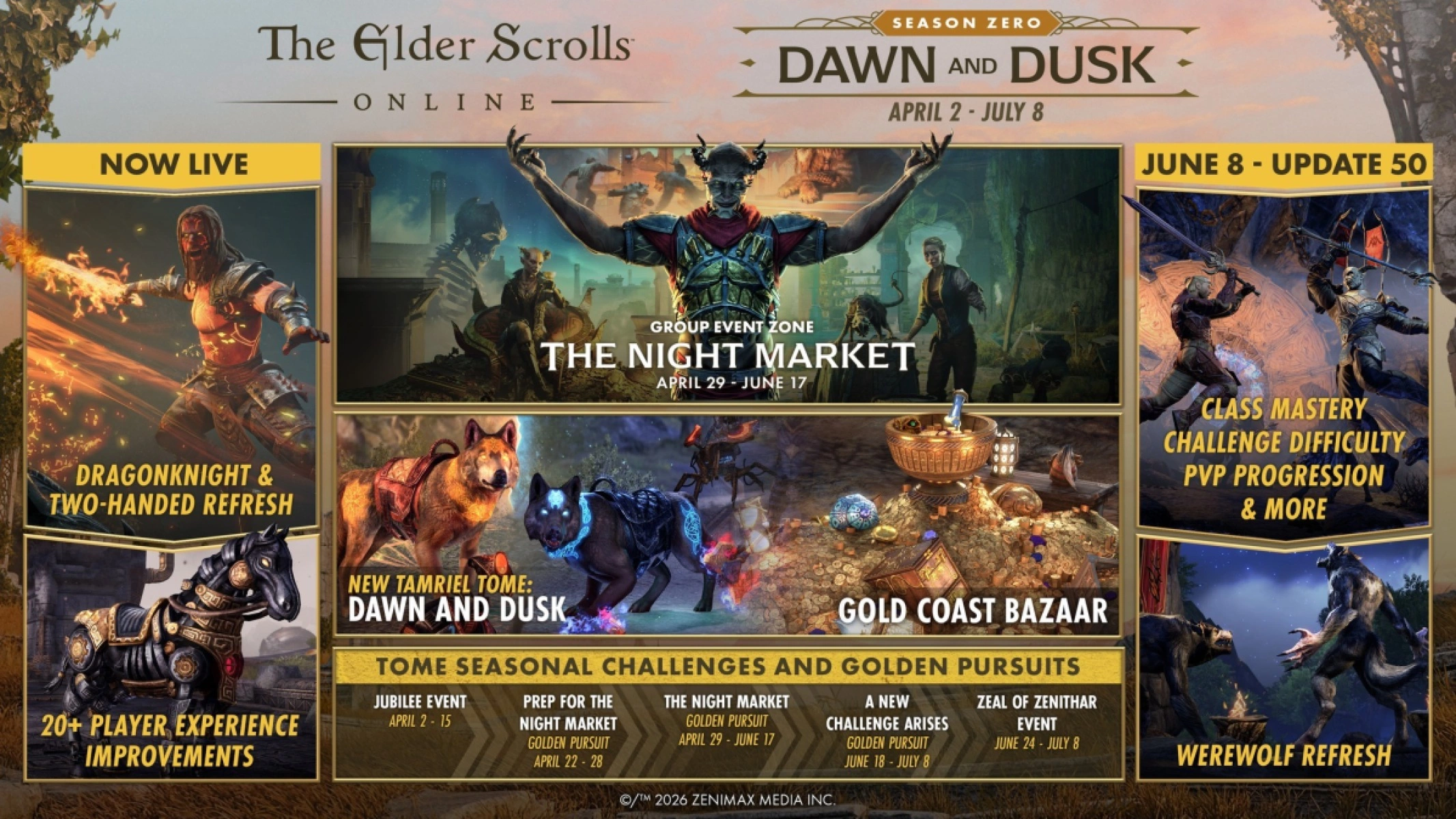 Dawn and Dusk is the first season under ESO's new seasonal content model.