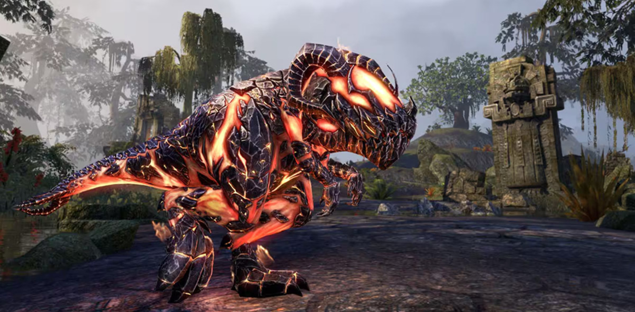 ESO Flame Atronach Pony Guar pet