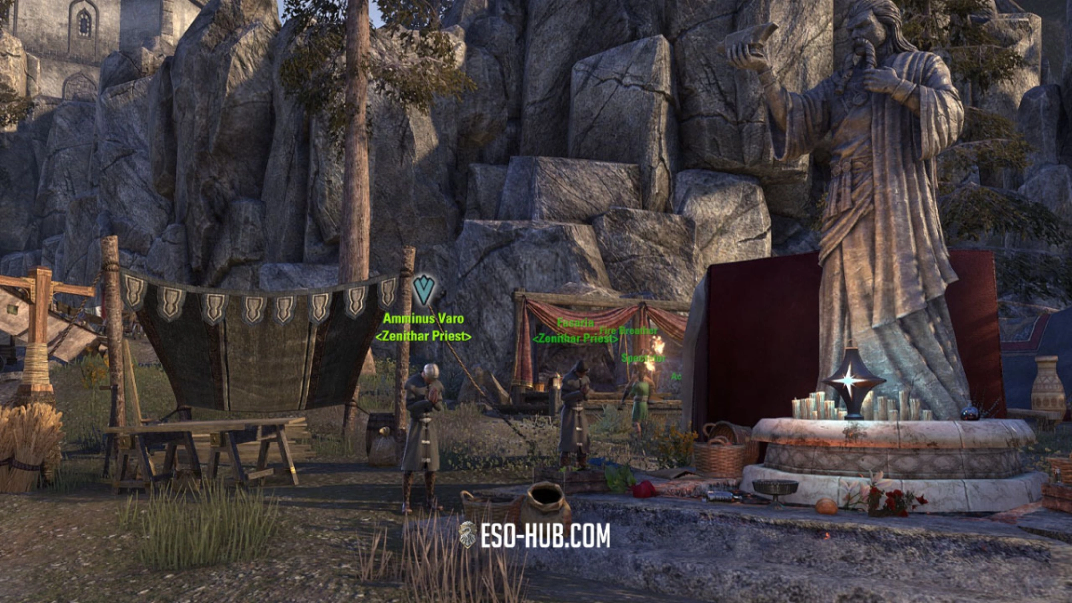 Intro quest giver Amminus Varo in the Festival Grounds (does not award Trade Bars or Golden Box).