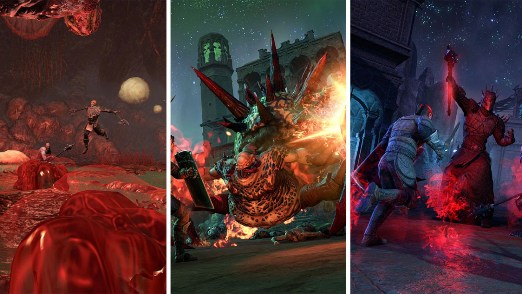 From left to right: The Parch, Skittering Precinct and Sorrow’s Friend Distrcict bosses.