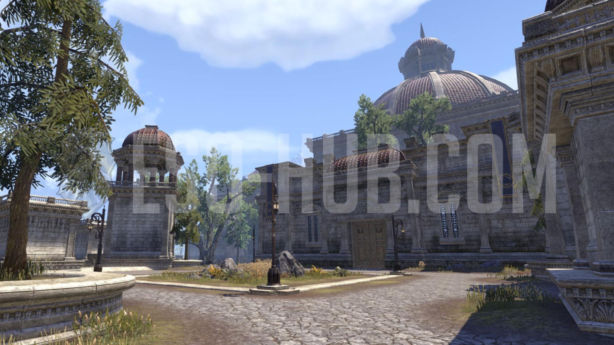 Once the primary museum for collections curated by the University of Gwylim, this stately structure and its grounds provide a perfect setting for the display of art, curios, statuary, and more. Show off favored possessions in a refined locale!