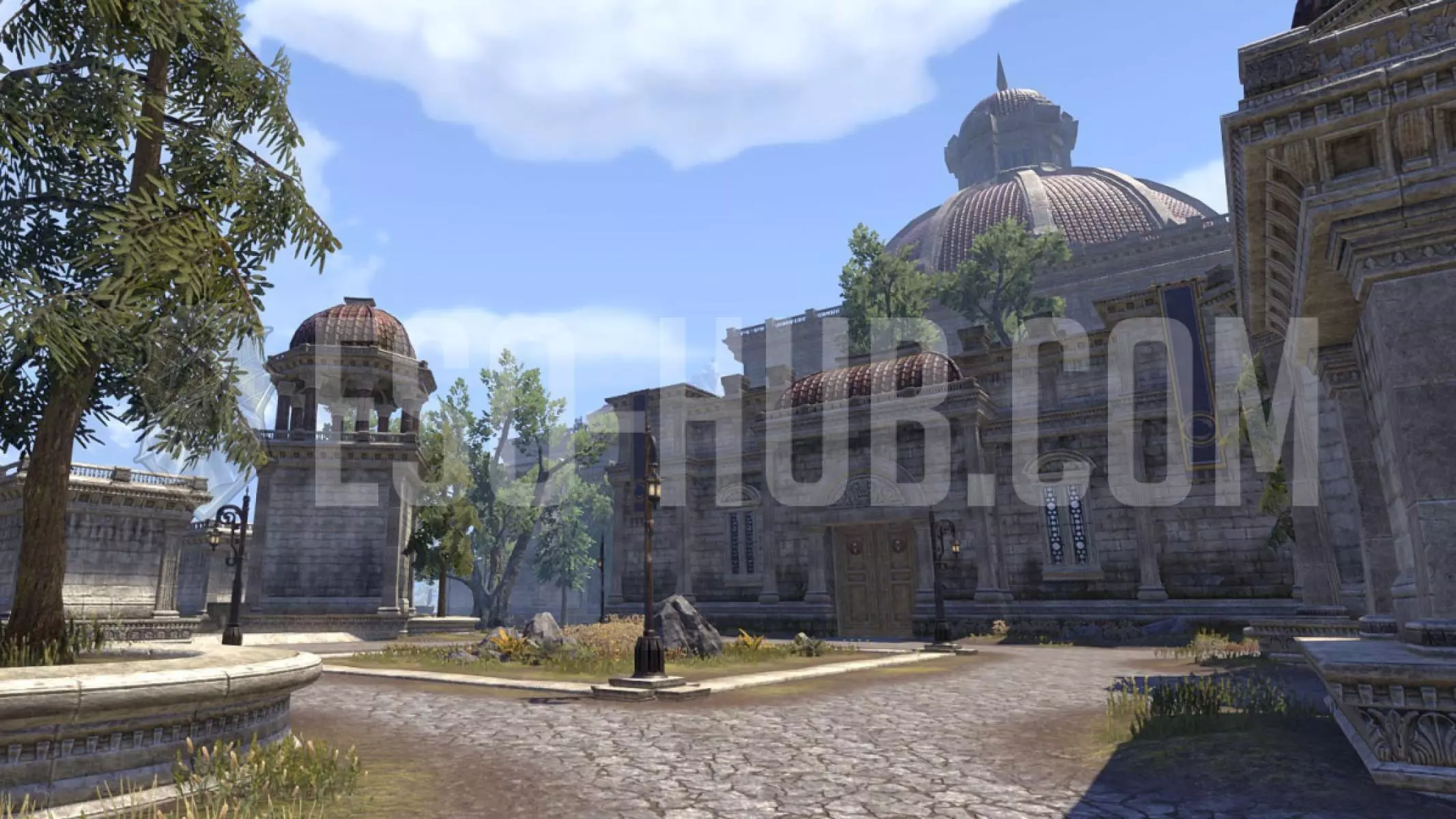 Once the primary museum for collections curated by the University of Gwylim, this stately structure and its grounds provide a perfect setting for the display of art, curios, statuary, and more. Show off favored possessions in a refined locale!