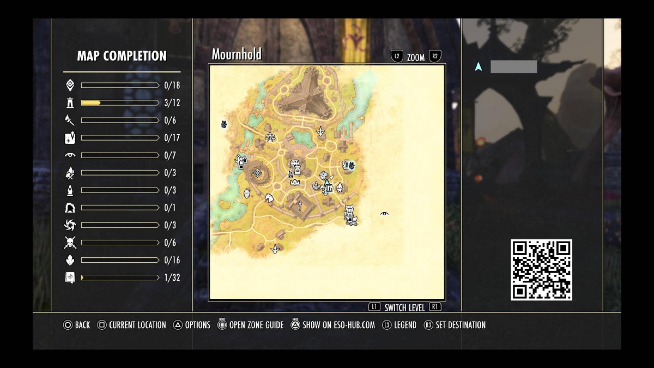 Ensuite, un code QR apparaîtra et t'enverra vers la carte interactive sur ESO-Hub.