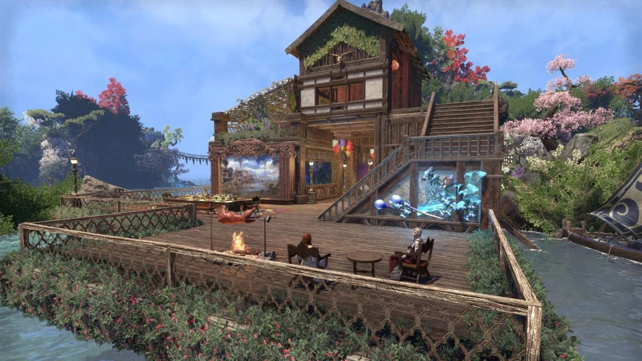 Designed around the embrace of mountains and water, with every step revealing a new vista like an unfolding ink-wash scroll. A tearoom for sharing tea with friends and a spacious balcony for celebrating festive occasions.