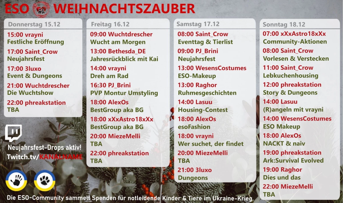 Weihnachtszauber Kalende