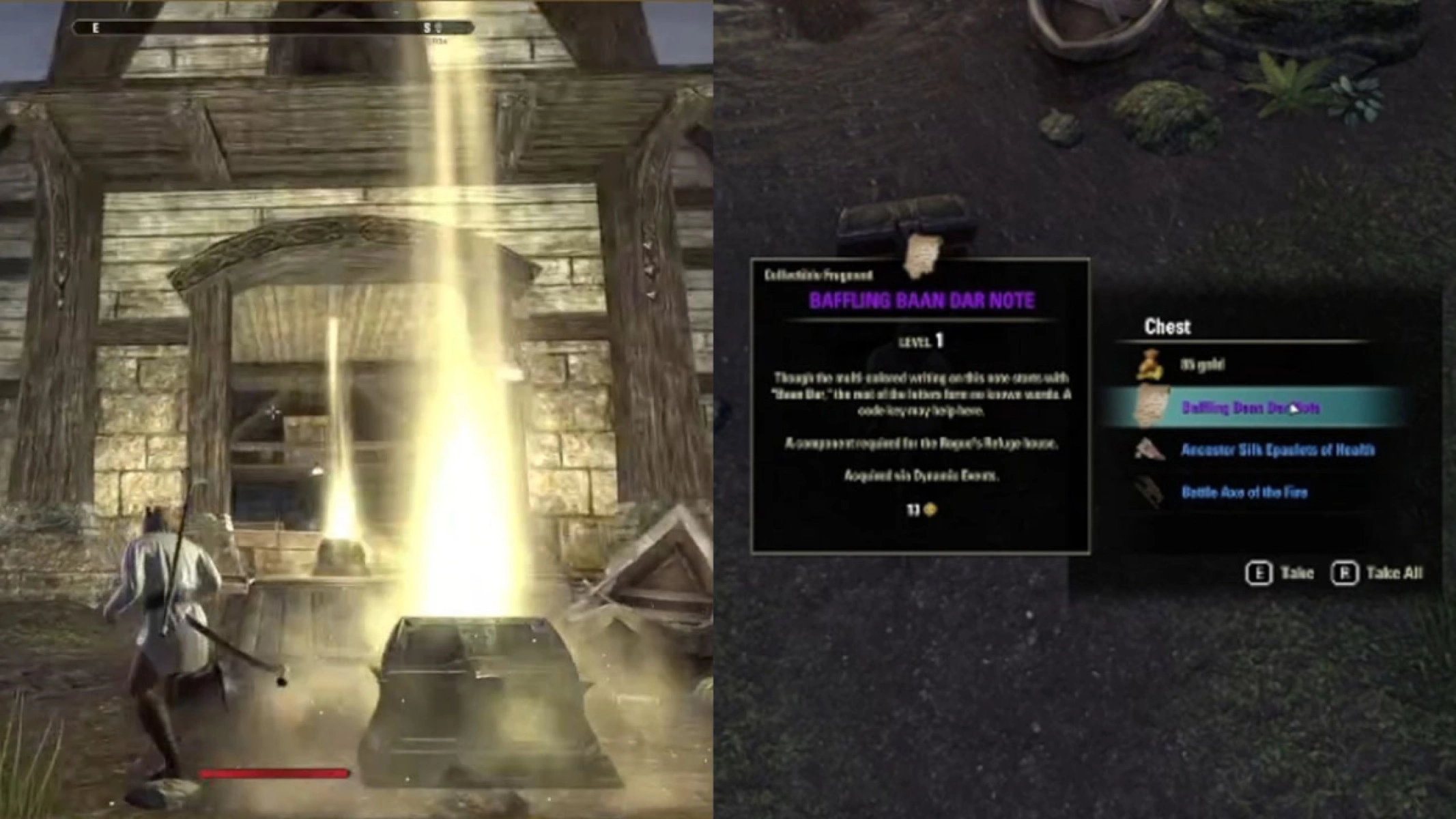 Completion chest spawning after finishing the Auridon Dynamic Encounter in ESO