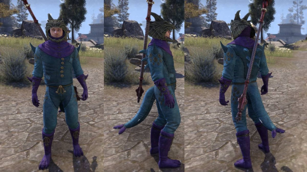 Jester's Daedroth Suit obtainable during the Jester's Festival Event in ESO
