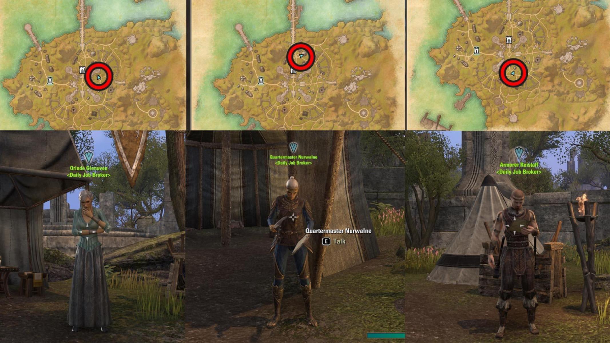 Writhing Wall Daily Quest location in Stirk.