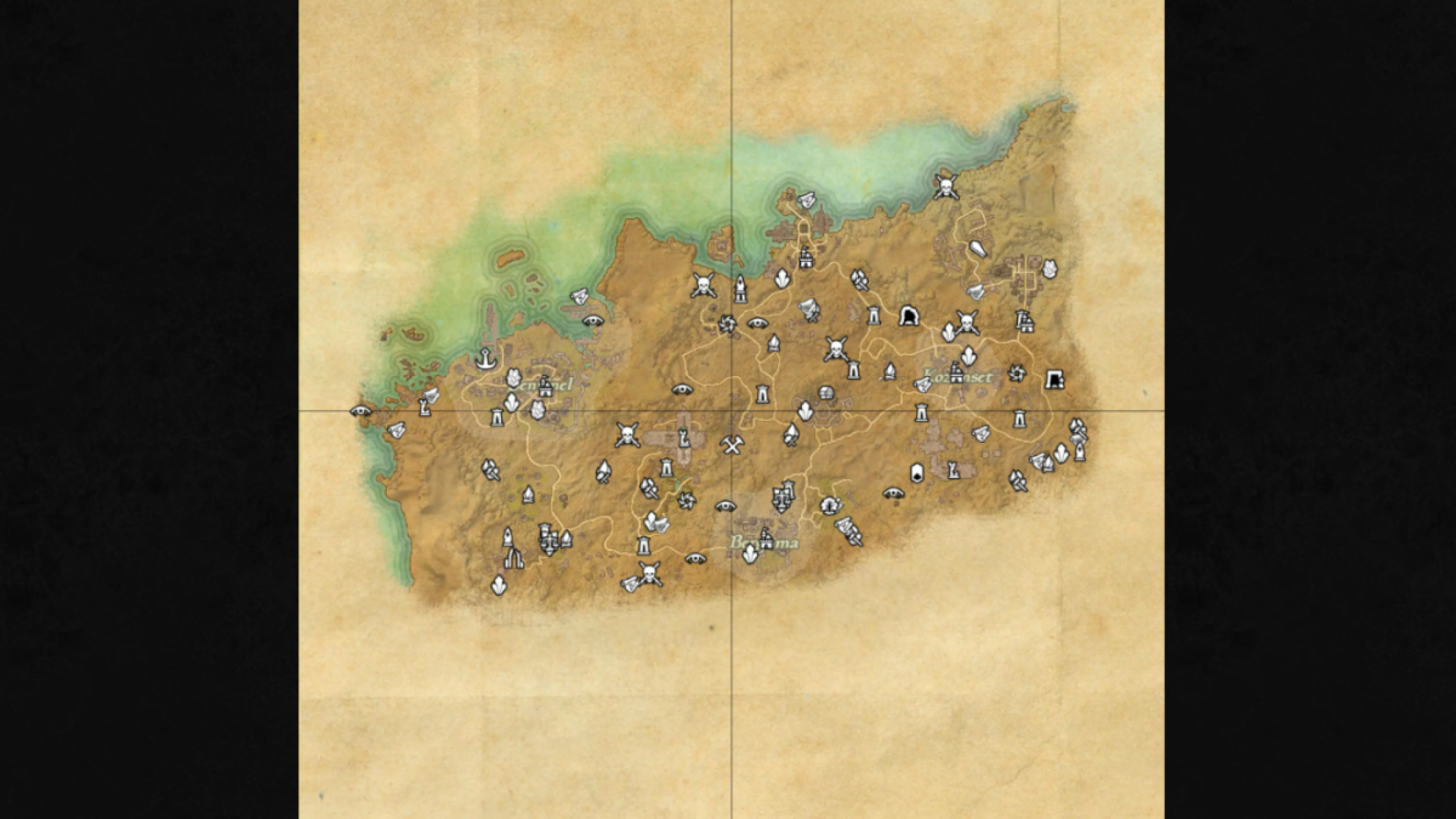 Map of Alik'r Desert 