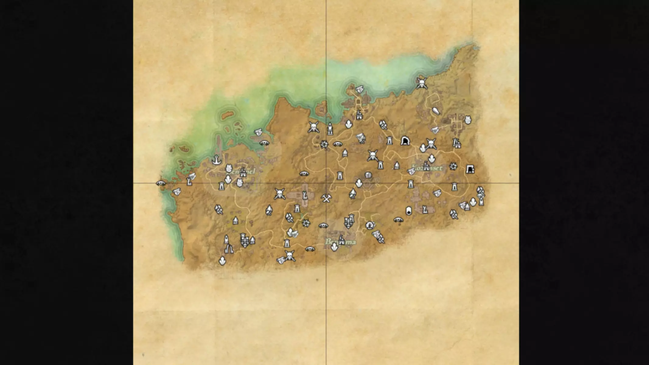 Map of Alik'r Desert 