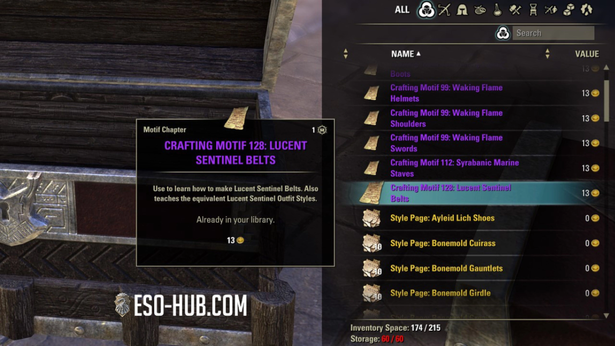 Motifs and Style Pages can be consumed to learn new styles