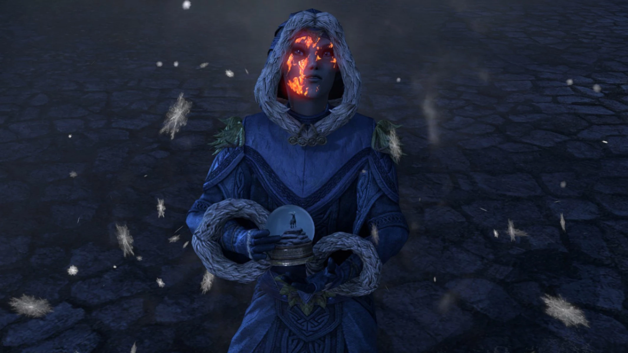 Showcasing the 2024 New Life Winter Storm Robe Costume and the Surprising Snowglobe Memento