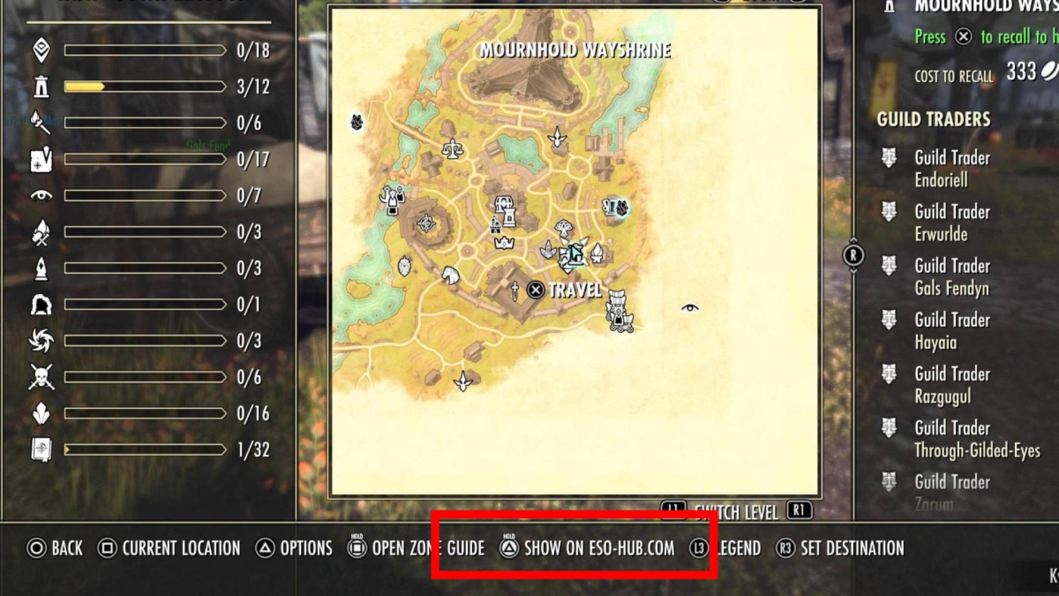 Bouton de l'addon ESO Assistant