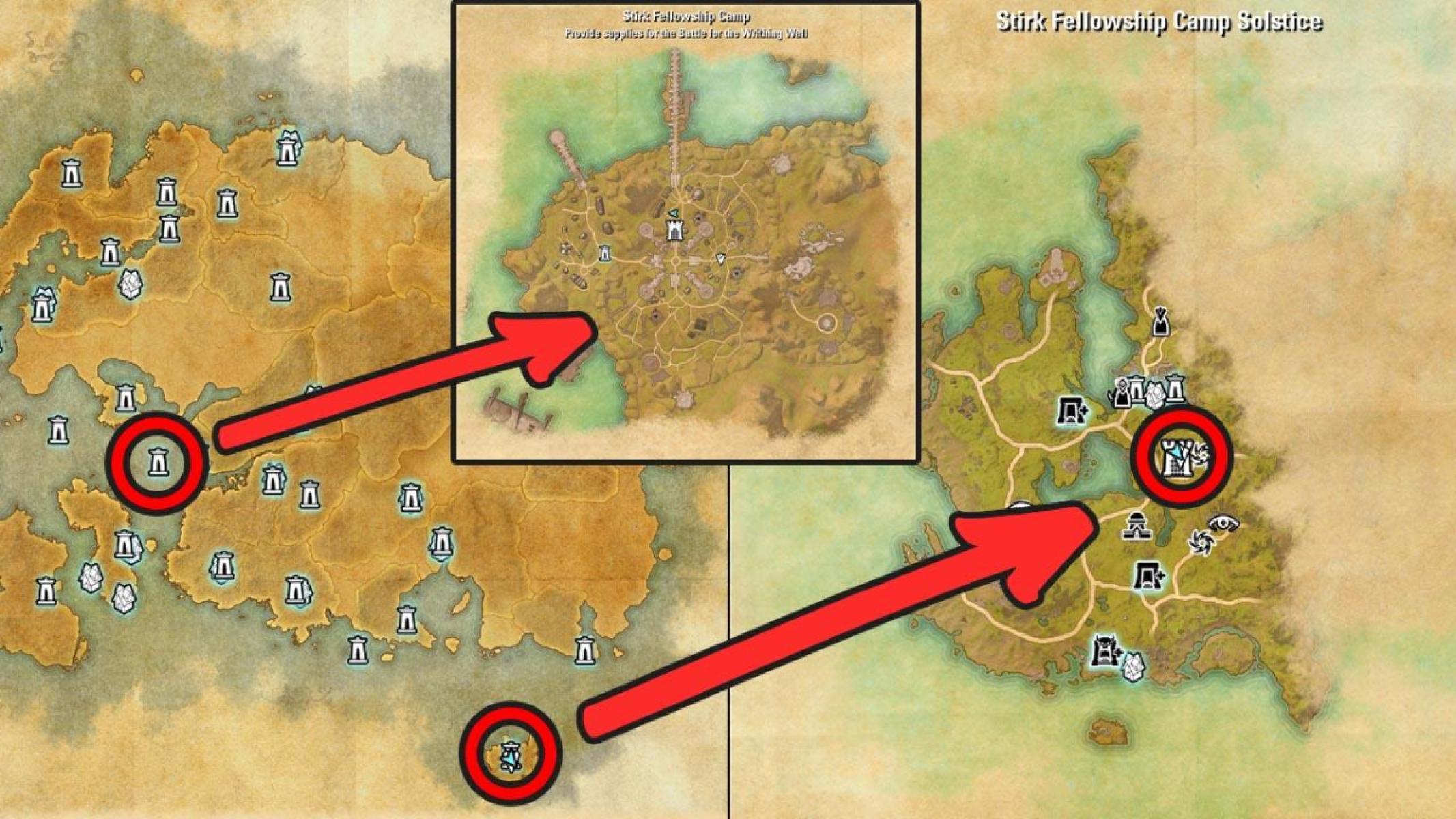 Writhing Wall Stirk Fellowship Camp Location on map