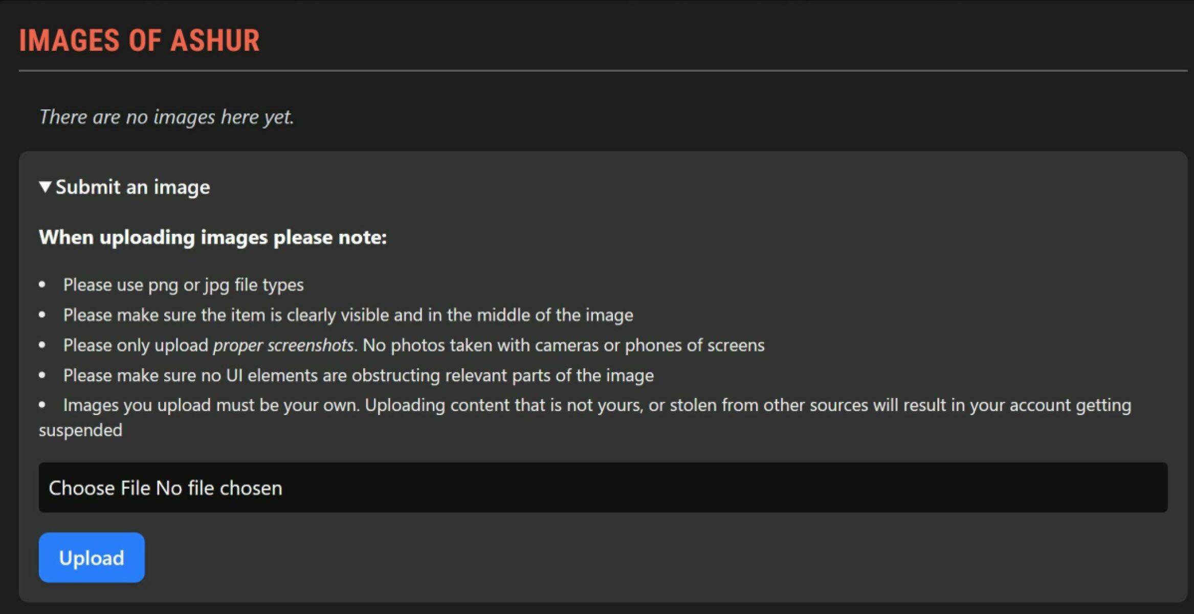 Submit an image