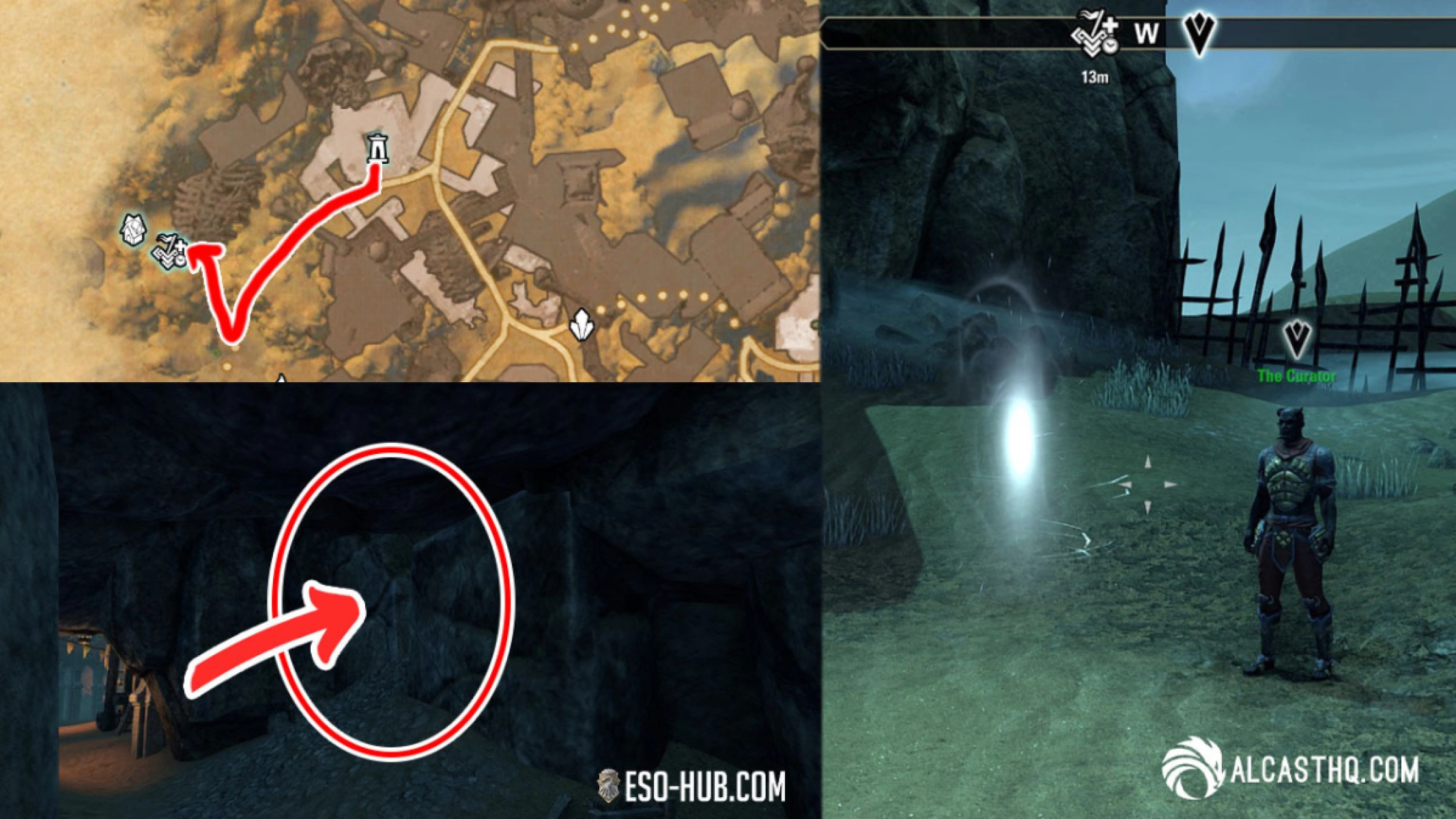 Curator Location in eastern Fragrave