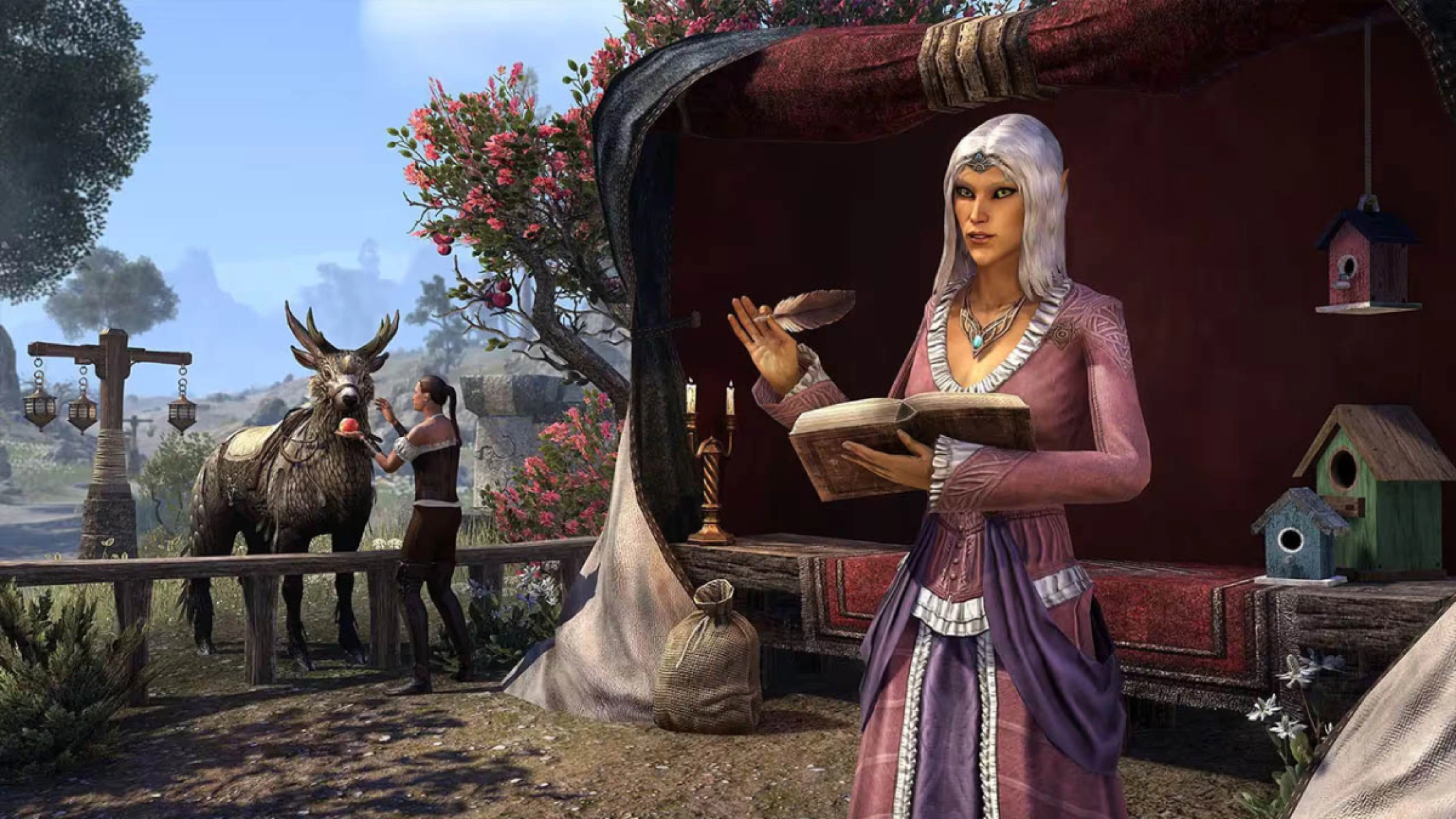 Promotional image of Nenuluare the Indrik Vendor in ESO 