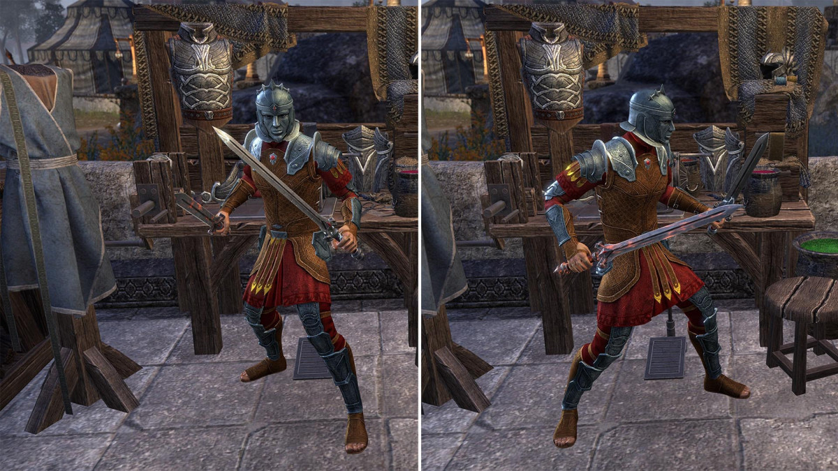 ESO Sancre Tor Sentry Outfit Style
