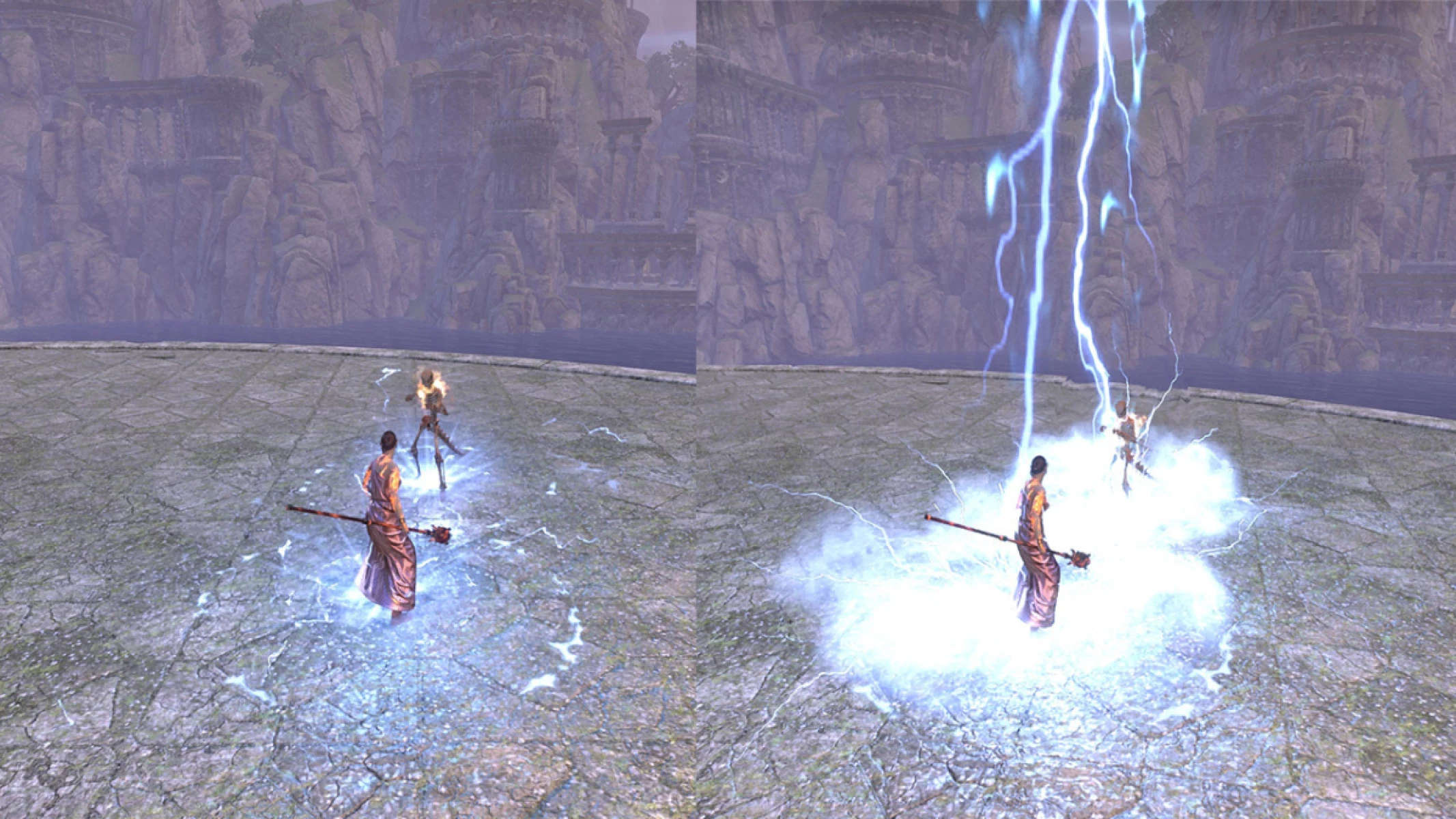 ESO Vandorallen’s Resonance item set lightning effect.