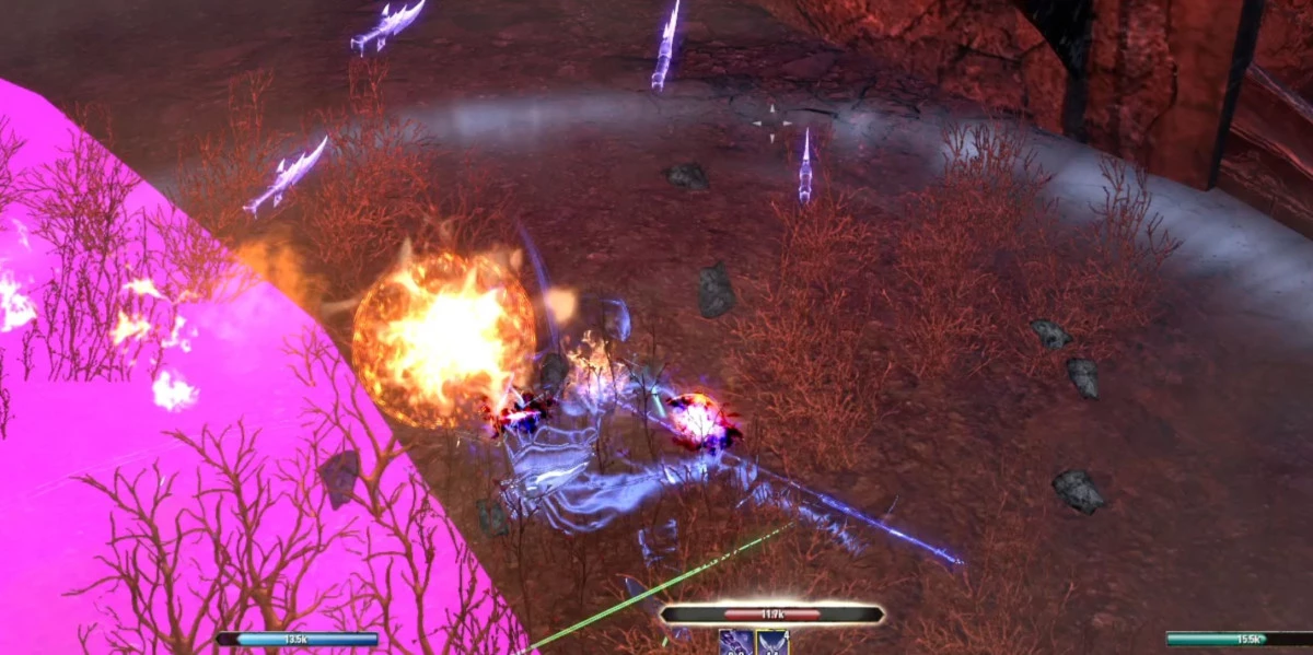 Get to the edge of the room to survive the Suction mechanic
