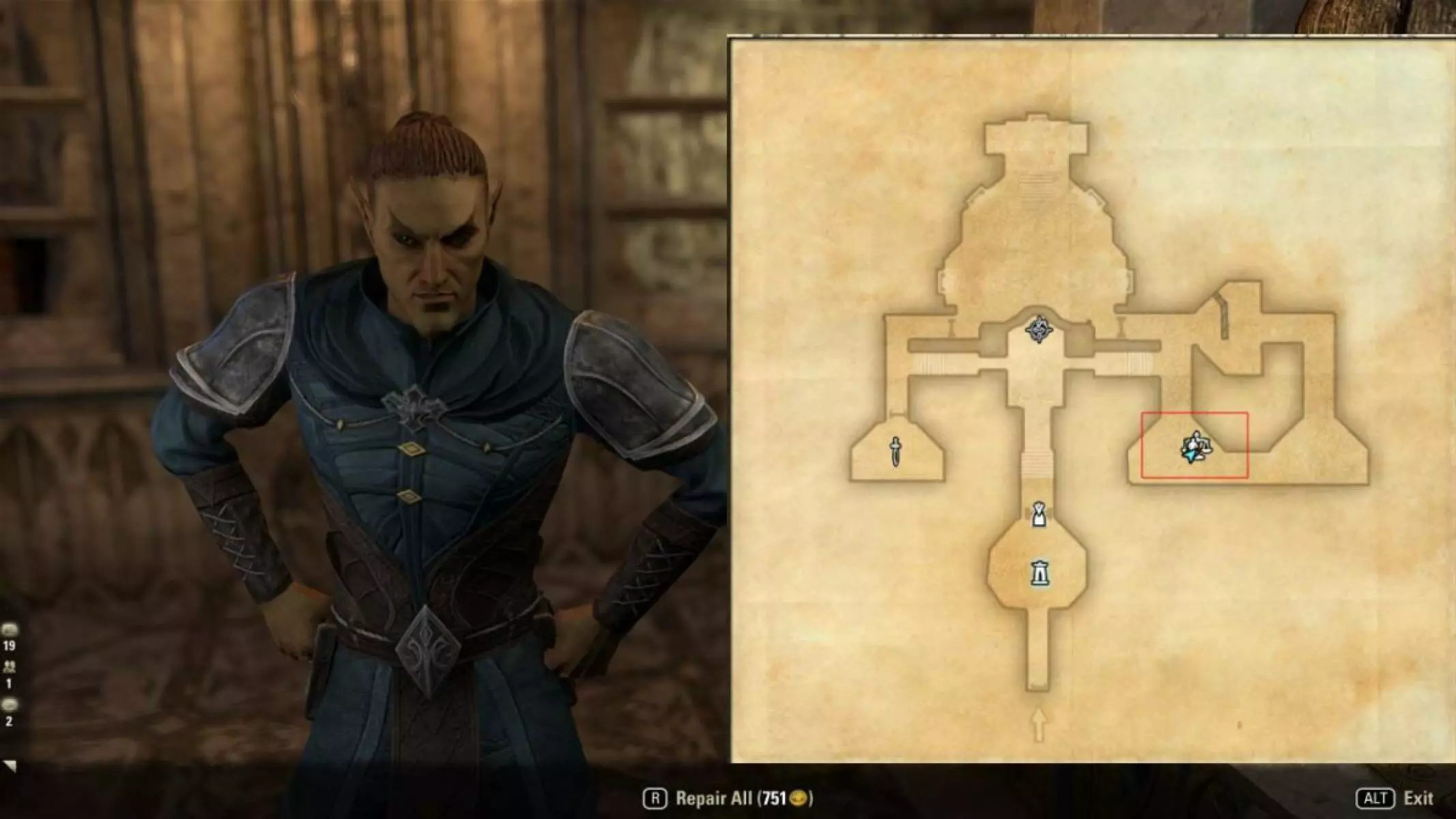 Chronicler Firandil Scribing Vendor in ESO