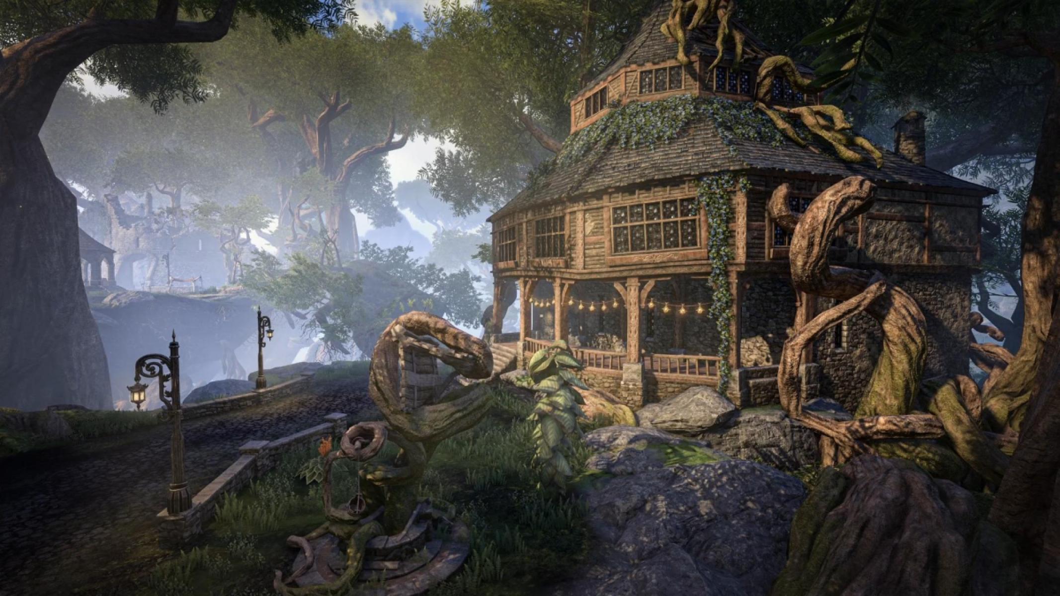Image of the  Wildgrown Chapel of Julianos that was showcased on the ESO Live U47 preview  stream