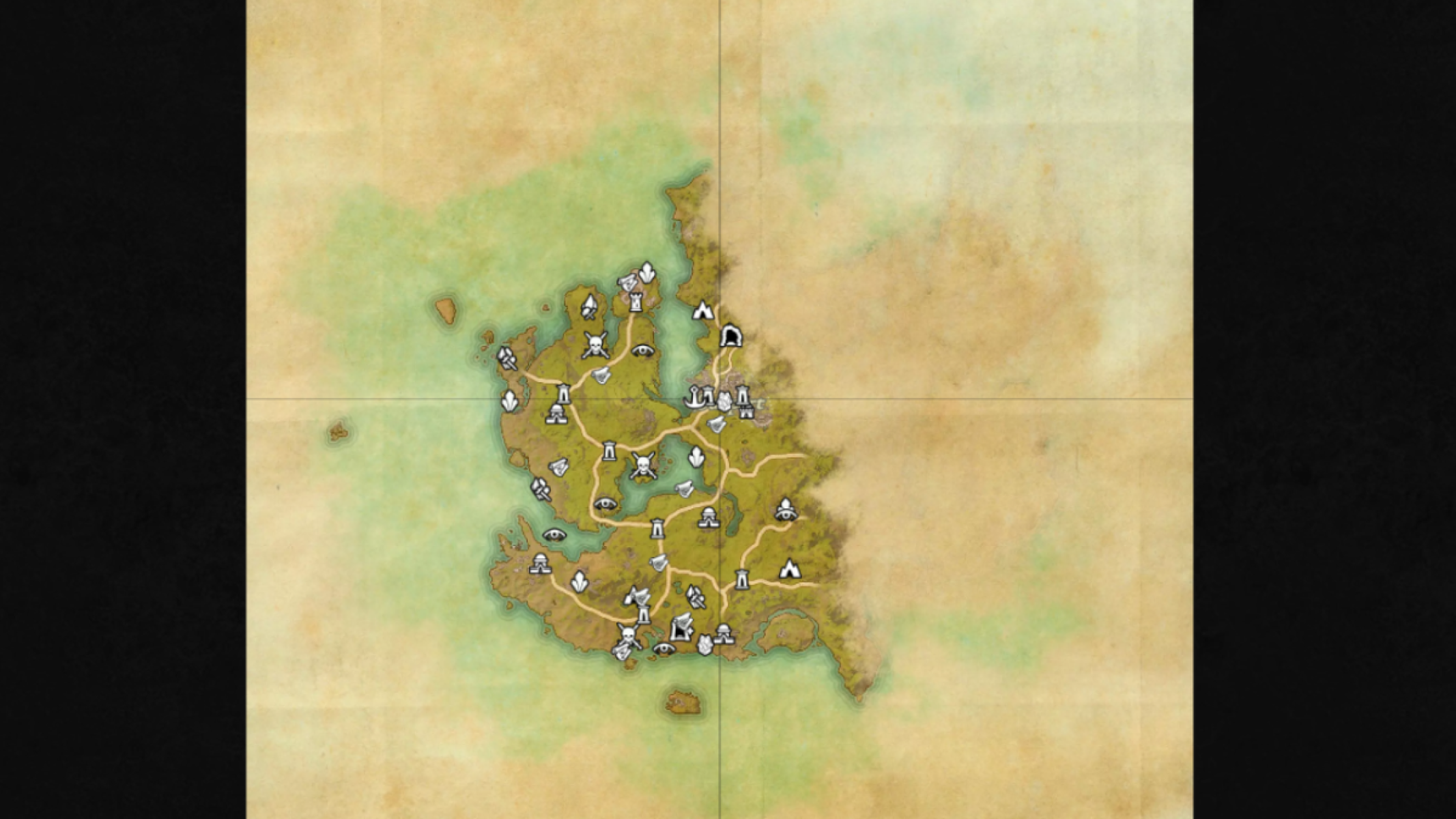 Western Solstice on Map