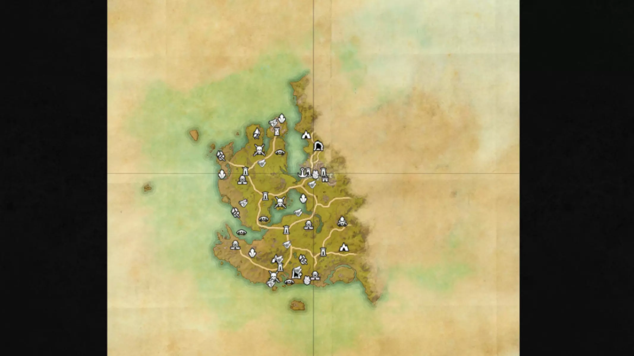 Western Solstice on Map