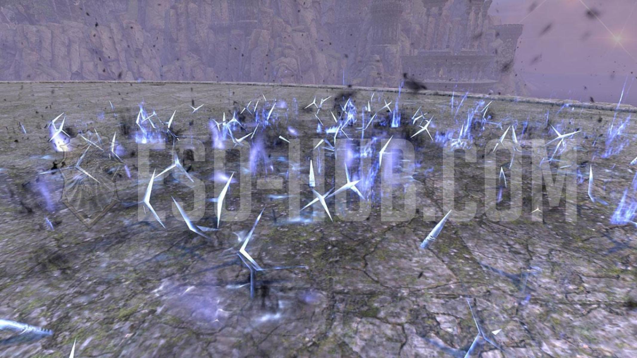 The Caltrops, Bone Skill Style visually transforms your Caltrops ability into bone spikes.