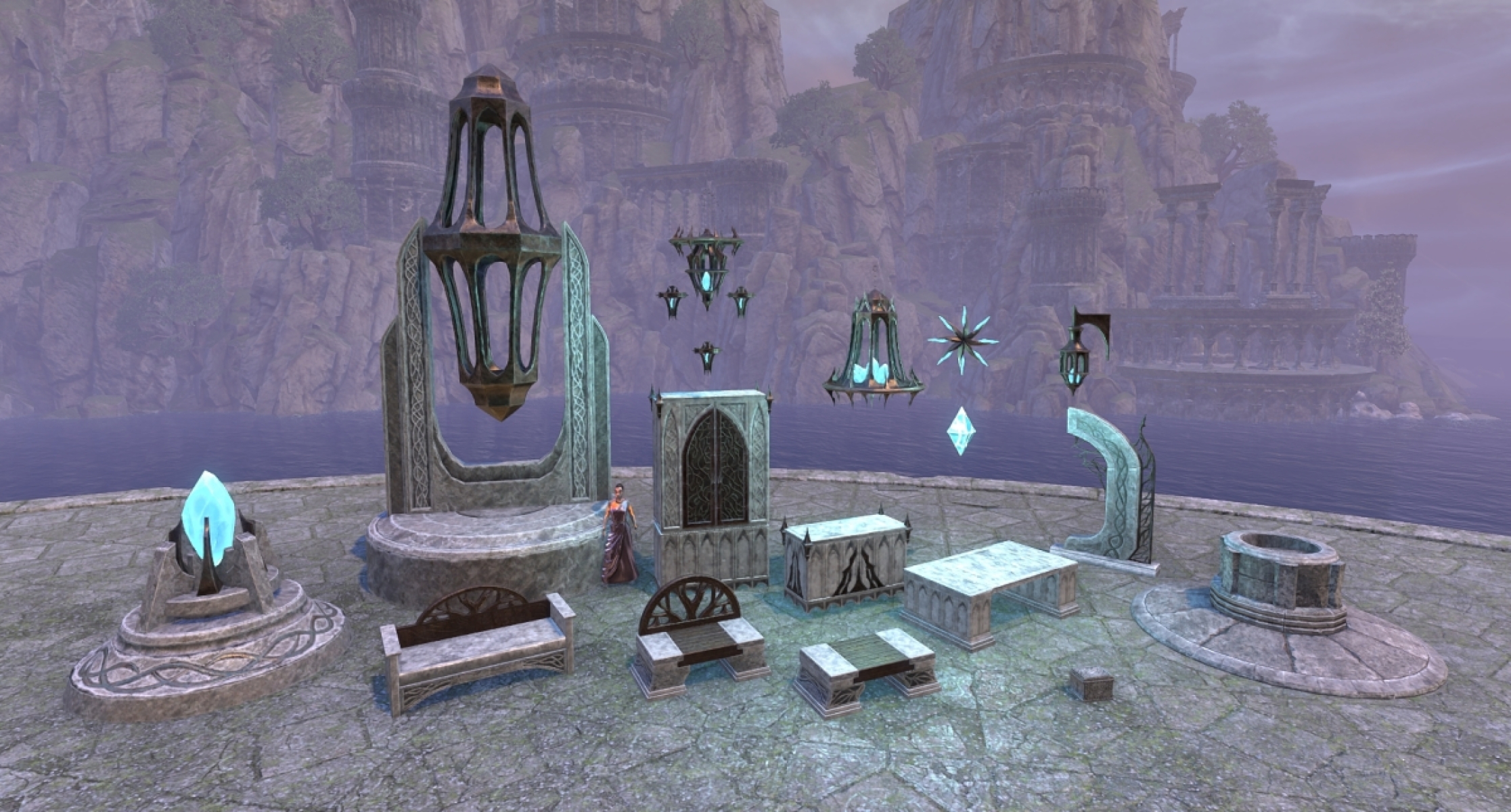Ayleid styled furnishing recipes in ESO