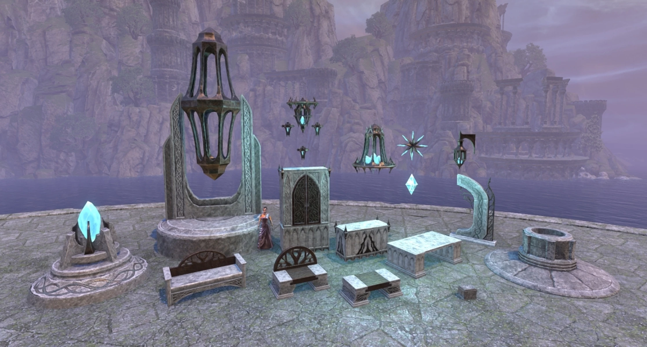 Ayleid styled furnishing recipes in ESO