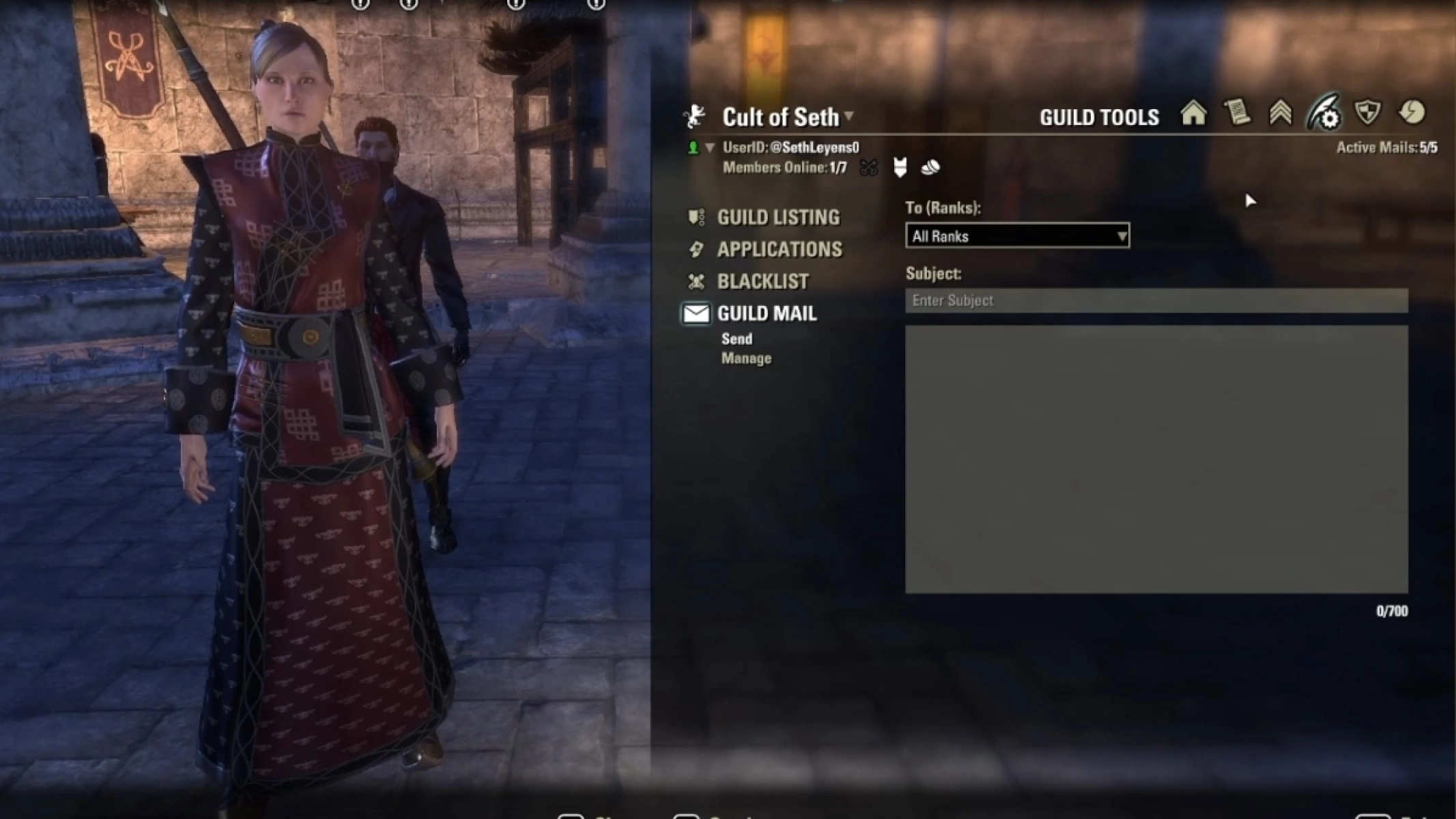 ESO guild mail interface