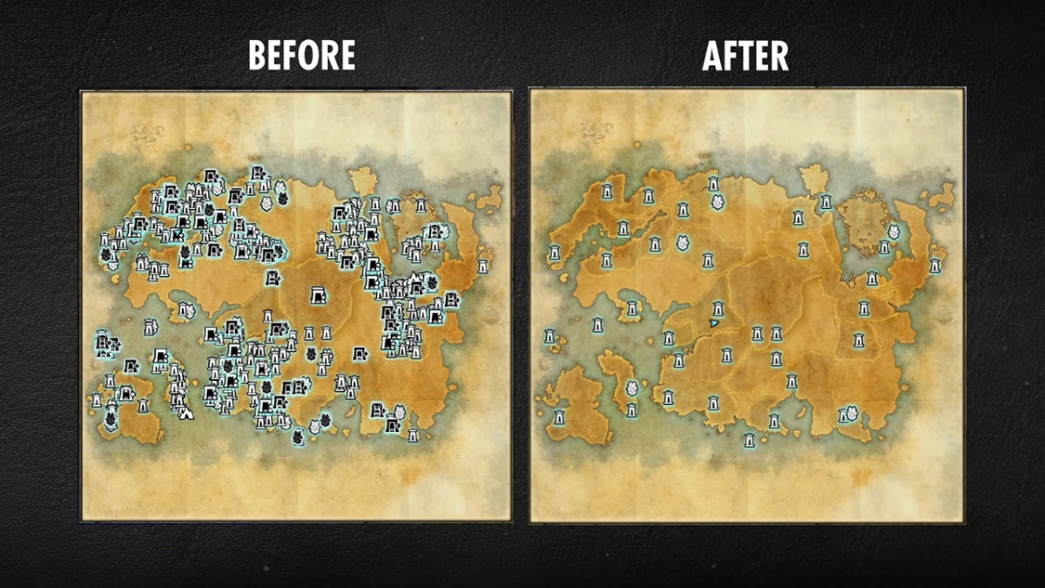 Mejoras en los mapas de ESO