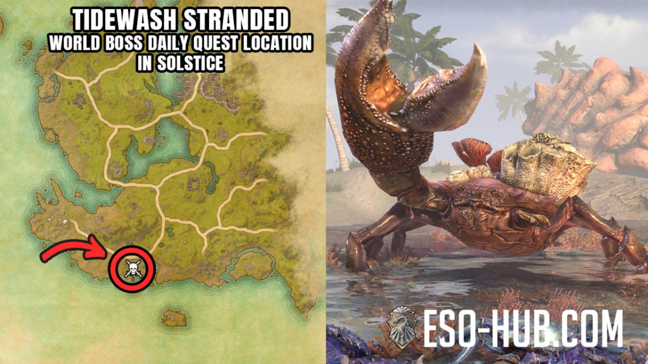 Tidewash Stranded: Tidewash Strand  location on Solstice map