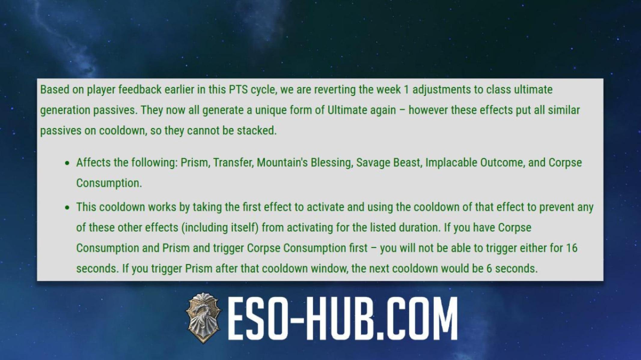 Screenshot from v11.1.3 PTS Patch Notes.