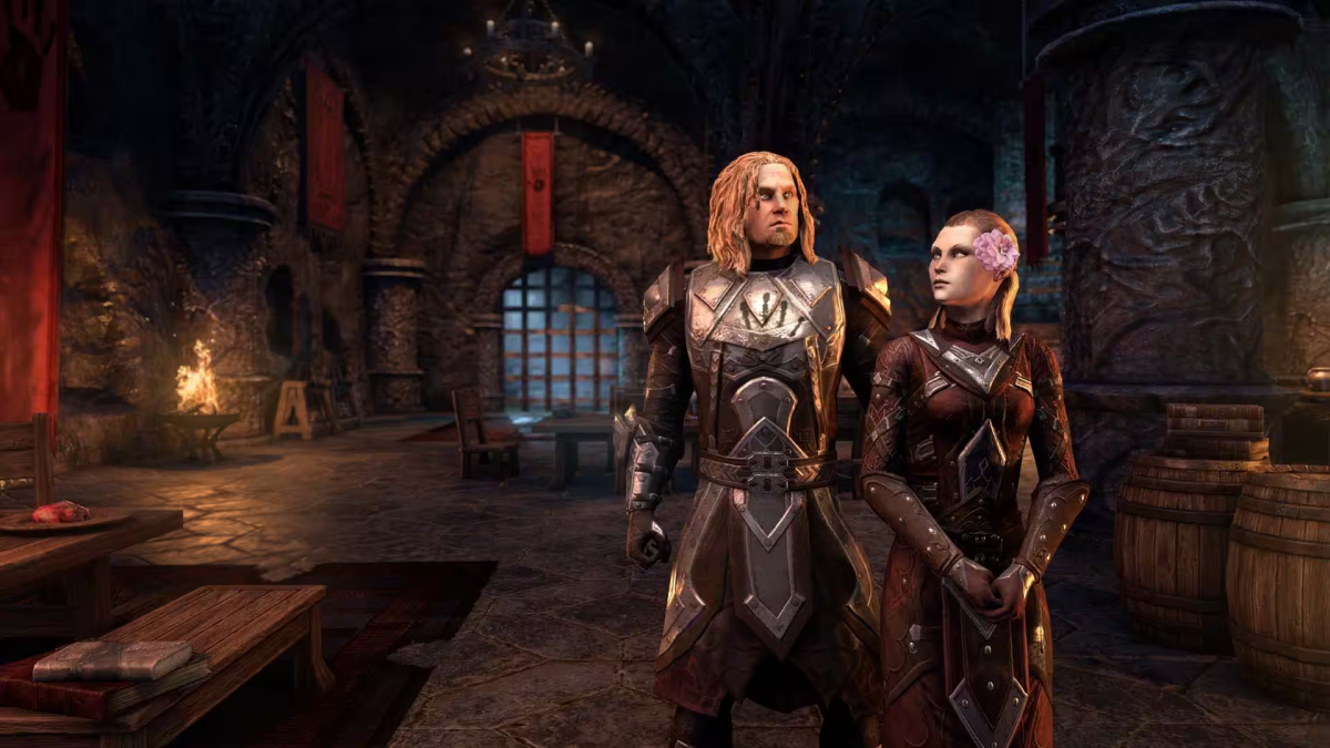 Nouveaux invités de la maison : Kor et Hildeguard, membres de la Confrérie des Ténèbres.