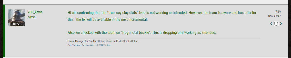 ZOS_Kevin Comment on True Way Clay Dial