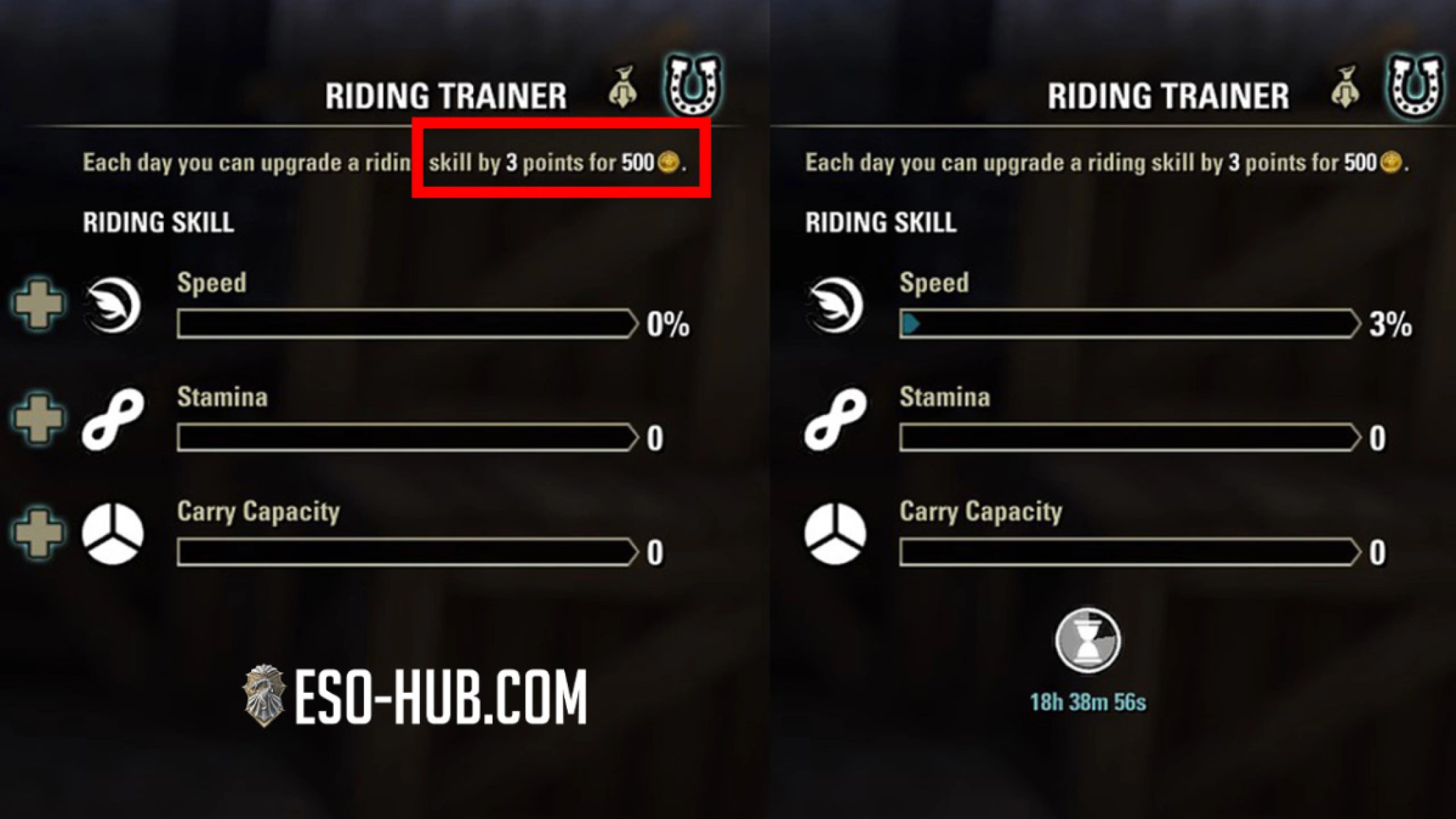ESO Update 49 increases your mount training speed by 3x
