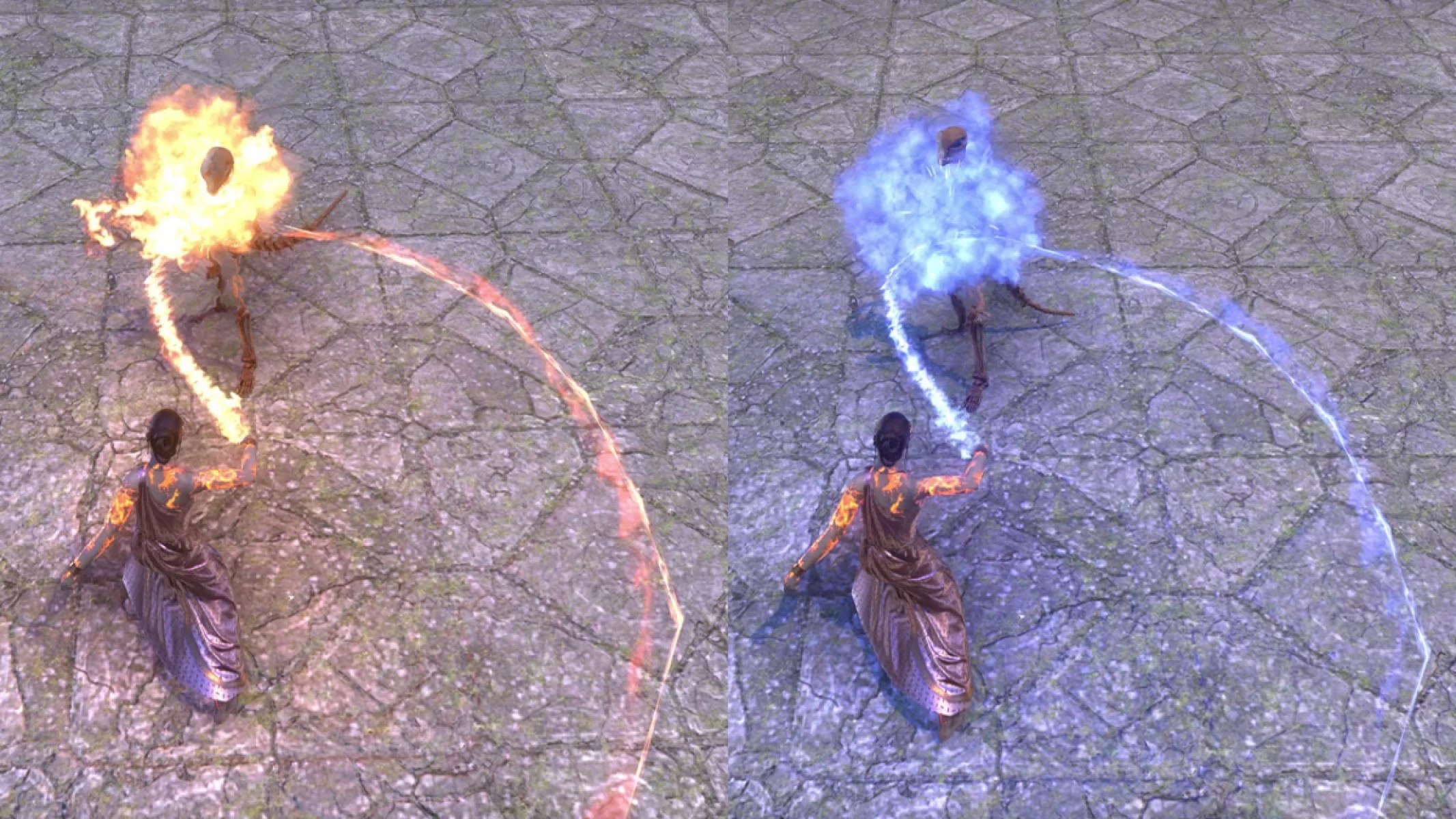 Lava Whip, Ice Blue