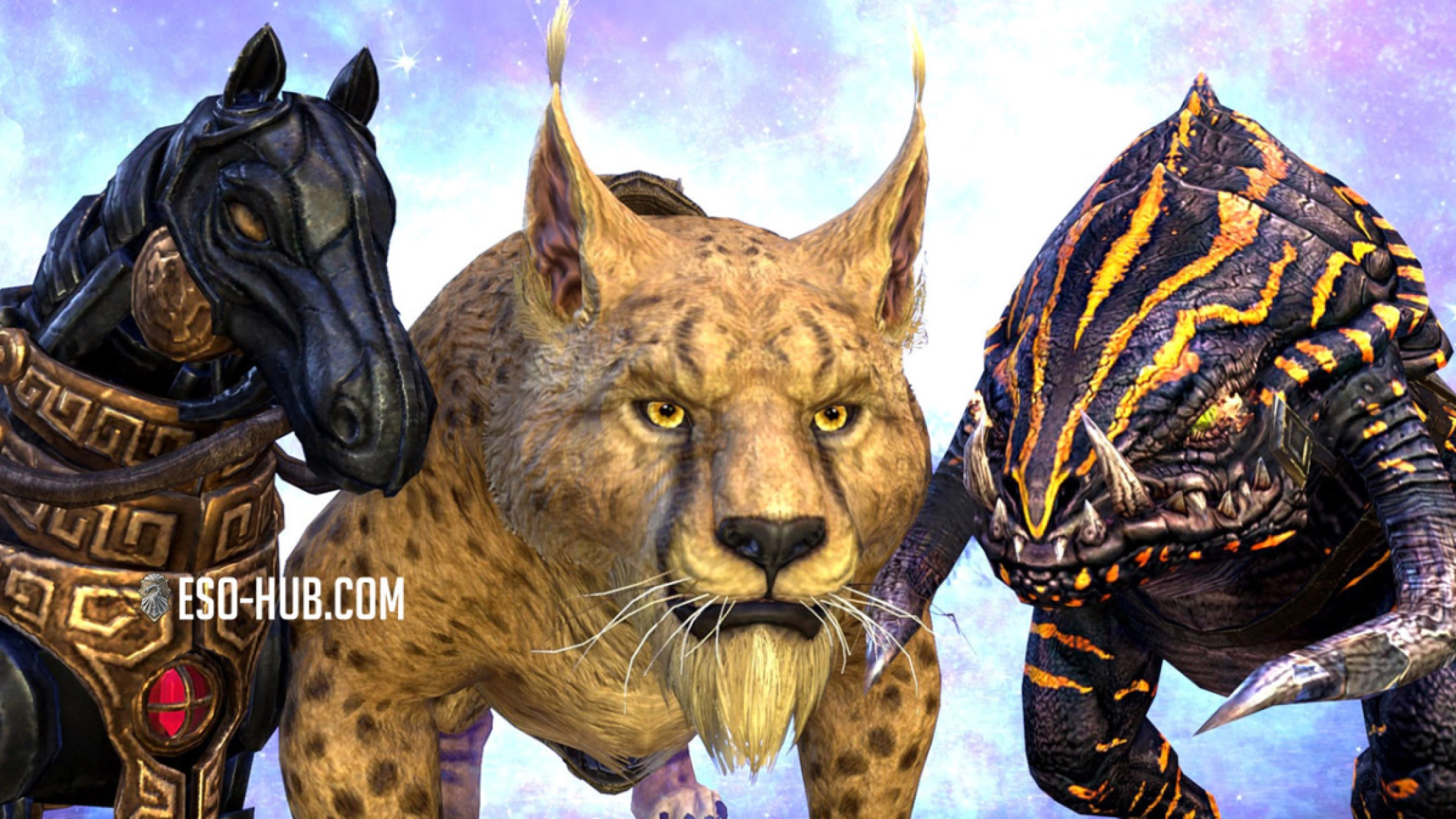 17 new ESO Mounts can be bought with gold (and only one of them is a horse)